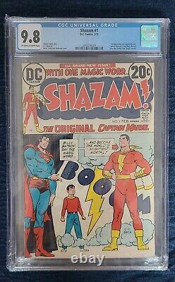 Shazam #1 CGC 9.8 1973(Off White To White Pages)