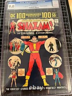 Shazam #8 CGC 9.0 Off-White to White Pages 1973, 100-page Spectacular