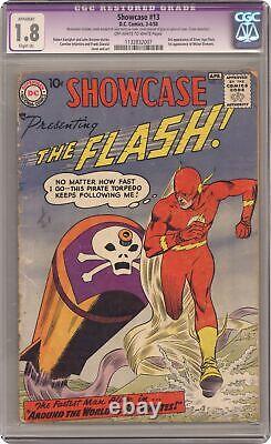 Showcase #13 CGC 1.8 RESTORED 1958 1132832007