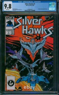 Silver Hawks #1 (1987)? CGC 9.8 WHITE Pages? 1st Comic Appearance! Marvel