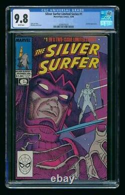 Silver Surfer Limited Series #1 (1988) Cgc 9.8 Galactus White Pages