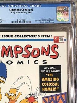 Simpsons Comics #1 CGC 9.6 White pages