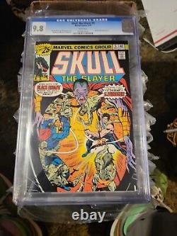 Skull the Slayer #5 CGC 9.8 WHITE Pages Marvel 1976 Black Knight Appearence