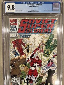 Soviet Super Soldiers #1 Rare CGC 9.8 NM/M White Pages 1992 Red Guardian