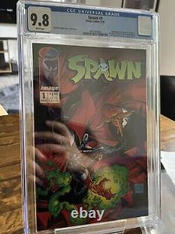 Spawn 1 CGC 9.8 1992 White Pages (misprint Error Inside Cover A) Rare