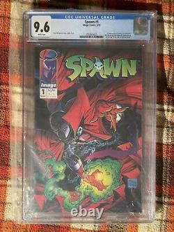 Spawn #1 CGC Graded 9.6 White Pages, Todd McFarlane Image Comics 1992
