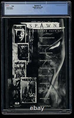 Spawn #1 CGC NM 9.4 White Pages Black and White Variant McFarlane