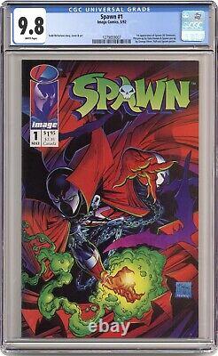 Spawn 1 CGC NM/M 9.8 White Pages McFarlane 1st Appearance Al Simmons image
