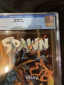 Spawn #7 CGC 9.8 White Pages Image 1993 Todd McFarlane 1st Randy Queen art