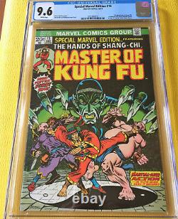 Special Marvel Edition #15 Comic Book Cgc 9.6 White Pages 1st App Shang-chi