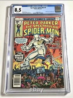 Spectacular Spider-Man #9 1st APPEARANCE WHITE TIGER CGC 8.5 White Pages