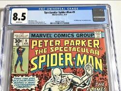 Spectacular Spider-Man #9 1st APPEARANCE WHITE TIGER CGC 8.5 White Pages