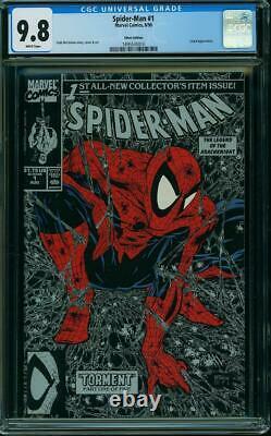 Spider-Man 1 Silver Variant CGC 9.8 White Pages McFarlane