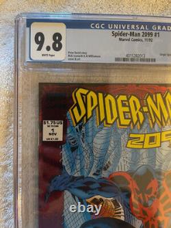Spider-Man 2099 #1 CGC 9.8 White Pages 1992 Origin Miguel O'Hara