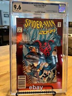 Spider-Man 2099 #1 CGC Graded 9.6 Newstand White Pages Red Foil Cover Key Issue