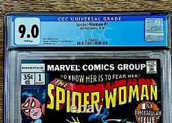 Spider Woman #1 (Marvel 1978) New Costume & Origin CGC 9.0 White Pages