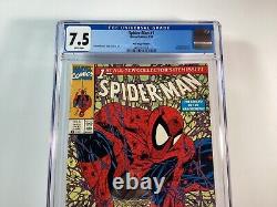 Spider-man (1990) #1 Cgc 7.5 White Pages? Story, Art & Cover By Todd Mcfarlane