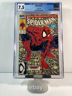 Spider-man (1990) #1 Cgc 7.5 White Pages? Story, Art & Cover By Todd Mcfarlane