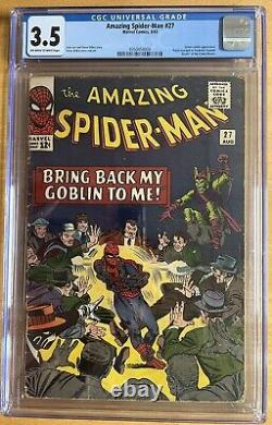 Spider-man 27 CGC 3.5 White To Off White Pages