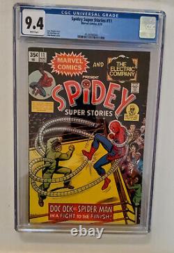 Spidey Super Stories 11, CGC 9.4 white pages, first black Spider Woman