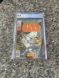 Star Wars #15 CGC 9.8, Death of Crimson Jack and Jolli, White Pages 1978