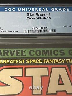 Star Wars #1 Newsstand. CGC Graded 6.5 White Pages. 1977. Marvel