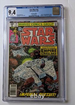 Star Wars #41 (1980) CGC 9.4 White Pages newsstand, 1st Yoda Empire Strikes Back