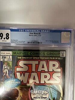 Star Wars #5 CGC 9.8 1977 White Pages 42117946014 BEAUTIFUL COPY