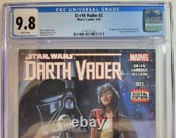 Star Wars Darth Vader #3 1st Appearance Doctor Aphra Cgc 9.8 White Pages 2015