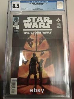 Star Wars The Clone Wars #1 First Appearance Ahsoka Tano CGC 8.5, White Pages