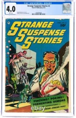 Strange Suspense Stories #2 CGC 4.0 White Pages 1952