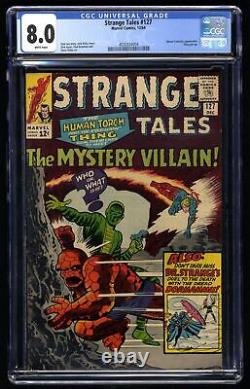 Strange Tales #127 CGC VF 8.0 White Pages 1st Appearance Eye of Agamotto