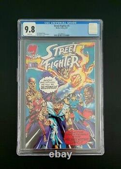 Street Fighter 1 CGC 9.8 White Pages Malibu Comics 1993