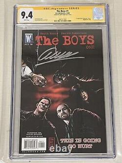 THE BOYS #1 CGC 9.4 SS SIGNED BY GARTH ENNIS (White Pages) 2006 Wildstorm