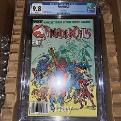 THUNDERCATS #1 NEWSSTAND (Marvel Comics, 1985) CGC Graded 9.8 White Pages