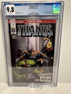 THanos #15 CGC 9.8 Cates Shaw Cosmic Ghost Rider Revealed White Pages
