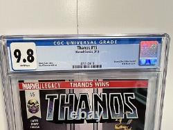 THanos #15 CGC 9.8 Cates Shaw Cosmic Ghost Rider Revealed White Pages