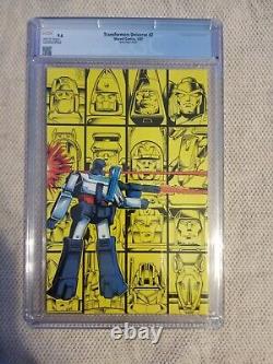 TRANSFORMERS UNIVERSE #2 CGC 9.6 newsstand white pages Optimus Prime cover