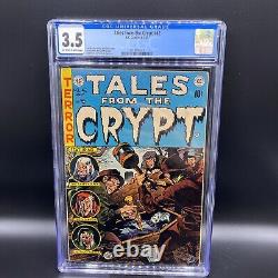 Tales From The Crypt #42 CGC 3.5 OWithWhite Pages Pre Code Horror Beautiful Book