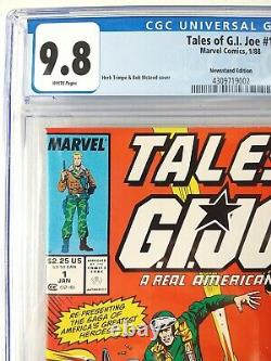 Tales of G. I. Joe #1 CGC 9.8 Rare NEWSSTAND White Pages 1988 Marvel Comics ARAH