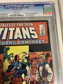 Tales of the Teen Titans #44 CGC 9.8 White Pages 1st Dick Grayson as Nightwing