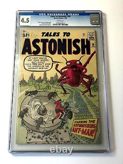 Tales to Astonish #39 CGC 4.5 Marvel Comics 1963 Jack Kirby Cover WHITE PAGES