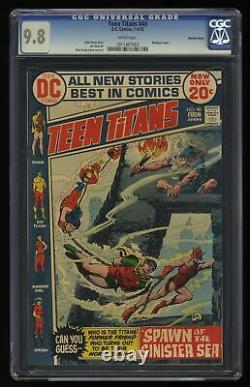 Teen Titans #40 CGC NM/M 9.8 White Pages Western Penn DC Comics 1972