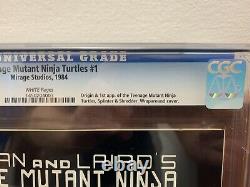 Teenage Mutant Ninja Turtles #1 CGC 9.0 Mirage 1984 1st Print White Pages
