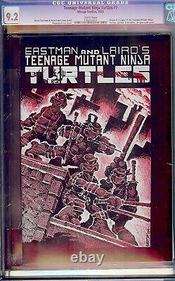 Teenage Mutant Ninja Turtles #1 CGC 9.2 Mirage 1984 1st Print! White Pages! Cm