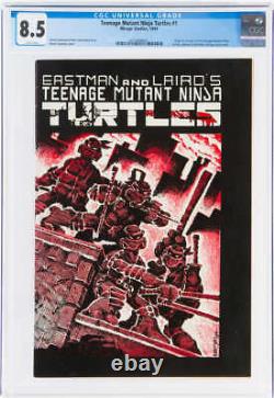 Teenage Mutant Ninja Turtles #1 Cgc 8.5 White Pages //origin + 1st Ninja Turtles