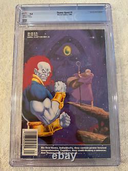 Thanos Quest #1 CGC 9.8 White Pages Marvel Comics 1990