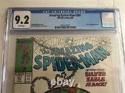 The Amazing Spider-man #301 (silver Sable Appearance) Cgc 9.2/white Pages