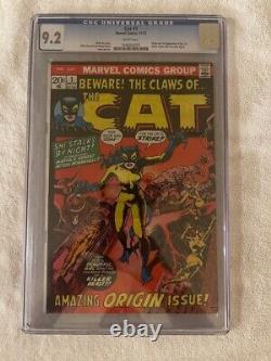 The Cat #1 CGC 9.2 White Pages 1st the Cat (Greer Grant, later Tigra)