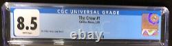 The Crow 1 CGC 8.5. White Pages! 1989. James OBarr. 1st print
